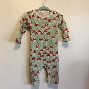 Winter Water Factory mushroom romper SIZE 3M